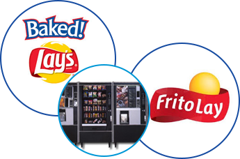 Baked Lays Logo, Frito Lay Logo and Vending Machines 